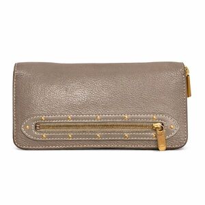 Louis Vuitton LV Suhali Tan Leather Zippy Wallet